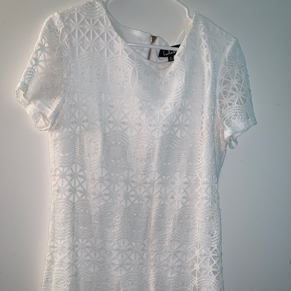 Lulus white dress